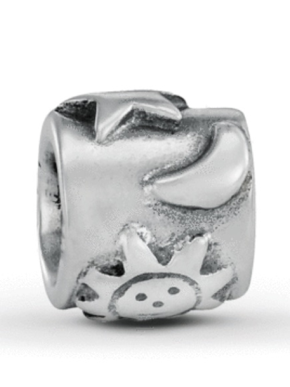 Pandora Silver Rose Barrel Charm